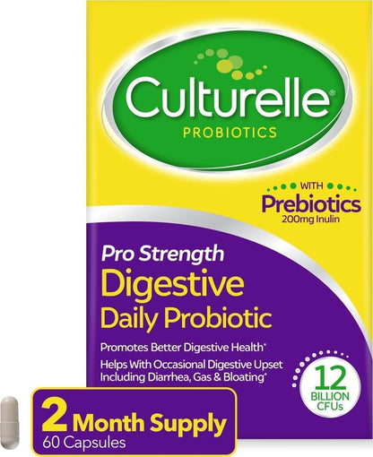 Culturelle Probióticos Diarios Pro Strength para la Salud Digestiva...