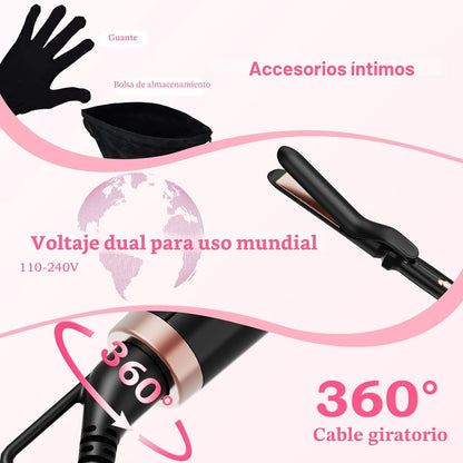 Ufree Rizador 5 en 1 con cilindros de cerámica intercambiables (0.3...