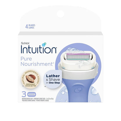 Schick Intuition Pure Nourishment con manteca de cacao orgánica 12...