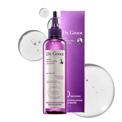 Dr. Groot Solución revitalizante para el cuero cabelludo Exfoliating Detox Water