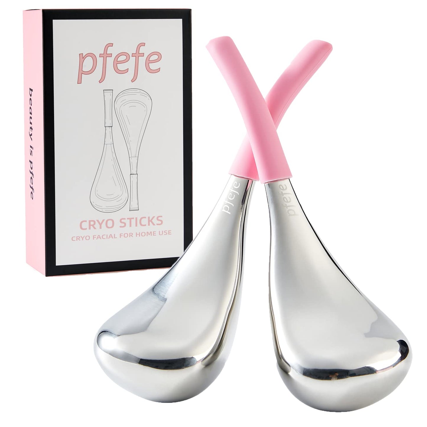 pfefe Cryo Sticks - Globos de hielo para el cuidado de la piel faci...