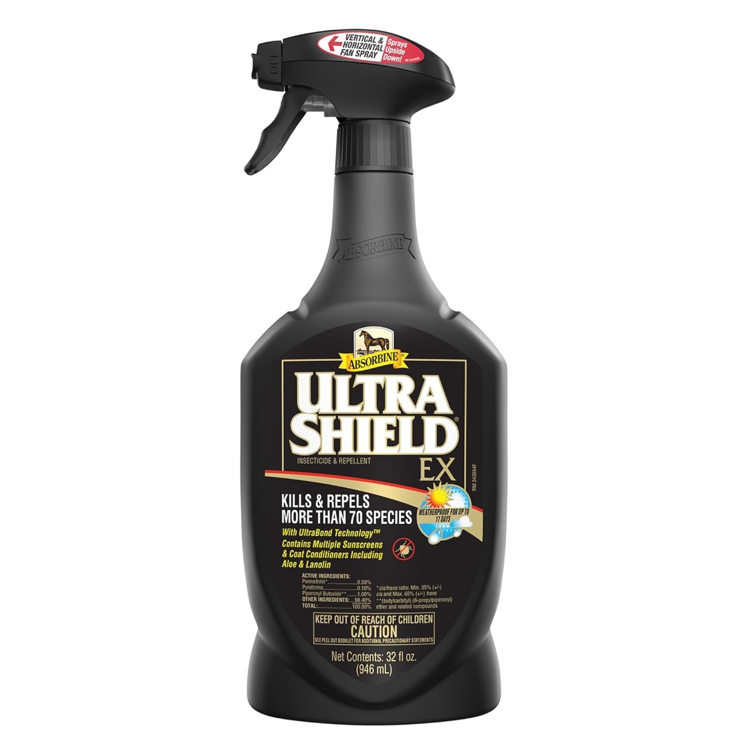 Absorbine UltraShield EX - Insecticida pulverizador de 32 onzas, ma...