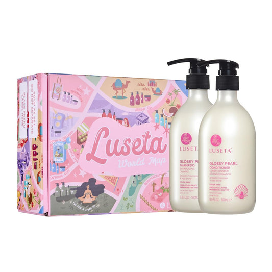 Luseta - Juego de champú y acondicionador brillante, sin sulfatos p...