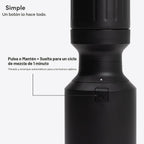 Beast Mini licuadora de encimera de acero inoxidable 600, negro car...