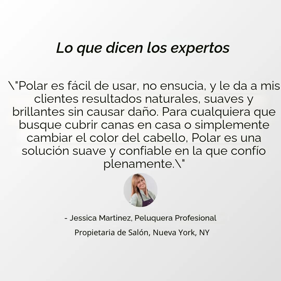 Champú de tinte polar para el cabello | Champú de color marrón oscu...