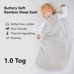 BubblePanda - Saco de dormir de rayón hecho de bambú para niños de...