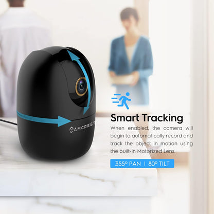 Amcrest Cámara WiFi de 4MP para interiores, cámara para perros, mon...
