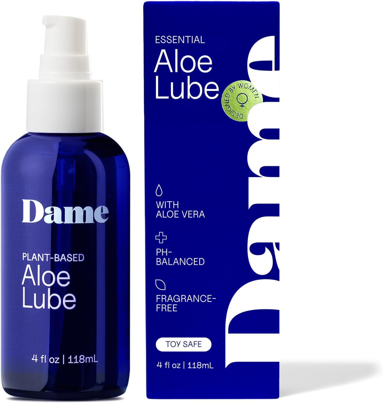Dame Products Lubricante personal a base de agua para mujeres, homb...