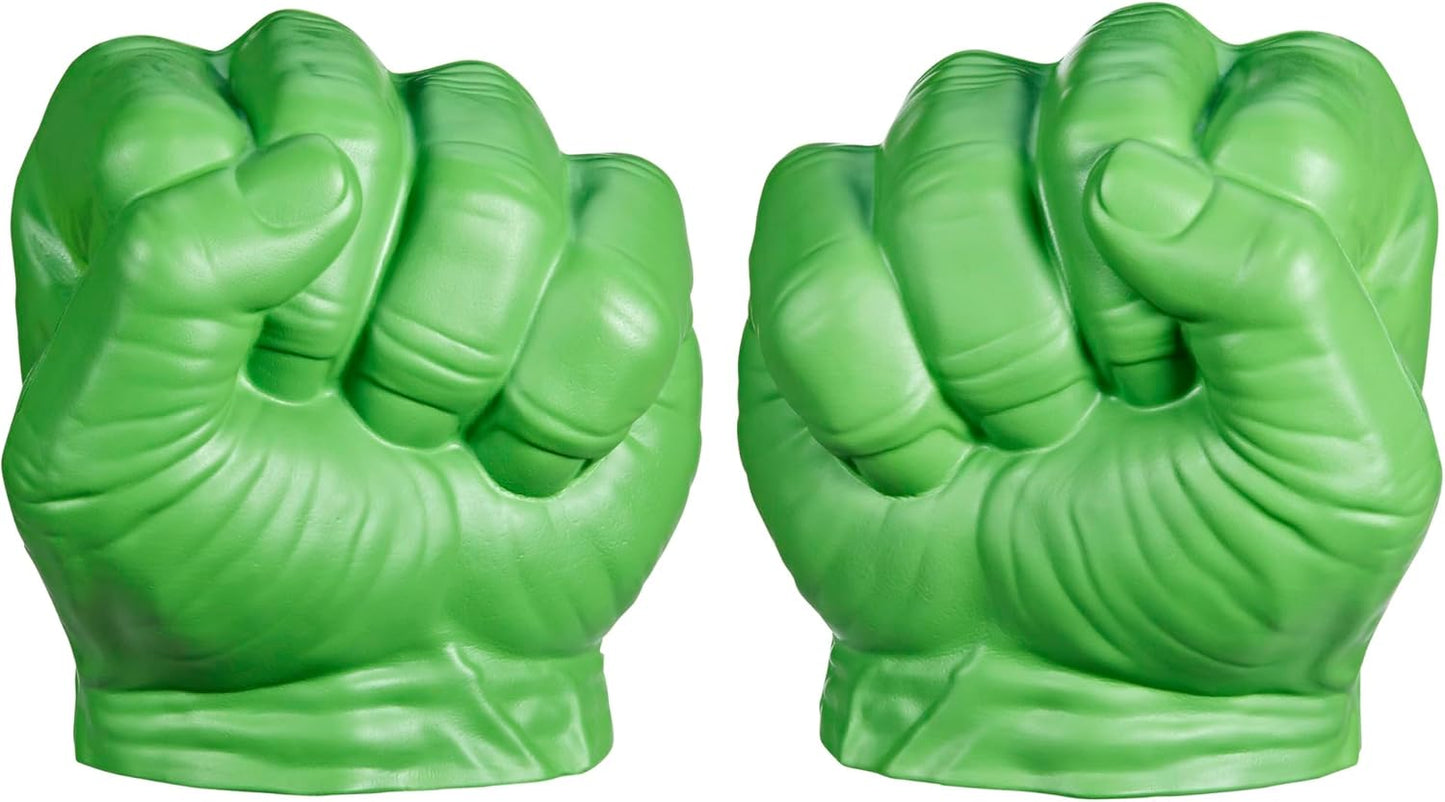 Marvel Puños de Hulk Gamma Smash, juguete de espuma suave para juegos de rol, juguetes de superhéroes de los Vengadores para niños de 5 años en adelante