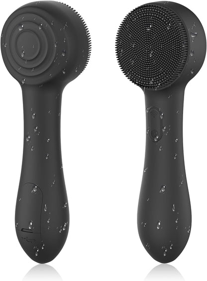 Cepillo de Limpieza Facial de Silicona, Exfoliador Facial Impermeab...