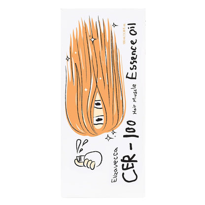 Elizavecca Aceite de esencia para el cabello CER-100 - Tratamiento sin enjuague para el crecimiento del cabello seco - 3.4 fl oz K-Beauty