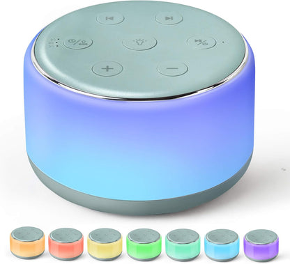 FamiSym Máquina de Ruido Blanco para Bebé para Dormir con Luz Noctu...