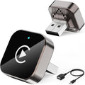Adaptador Inalámbrico CarPlay (2026 Actualizado) para Apple iPhone y Android, Tamaño Pequeño, Enchufe y Reproduce, Conexión Inalámbrica Rápida y Estable para CarPlay y Android - Sin Latencia en la