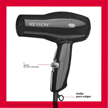 Revlon Secador de pelo compacto | Diseño ligero de 1875 W, perfecto...