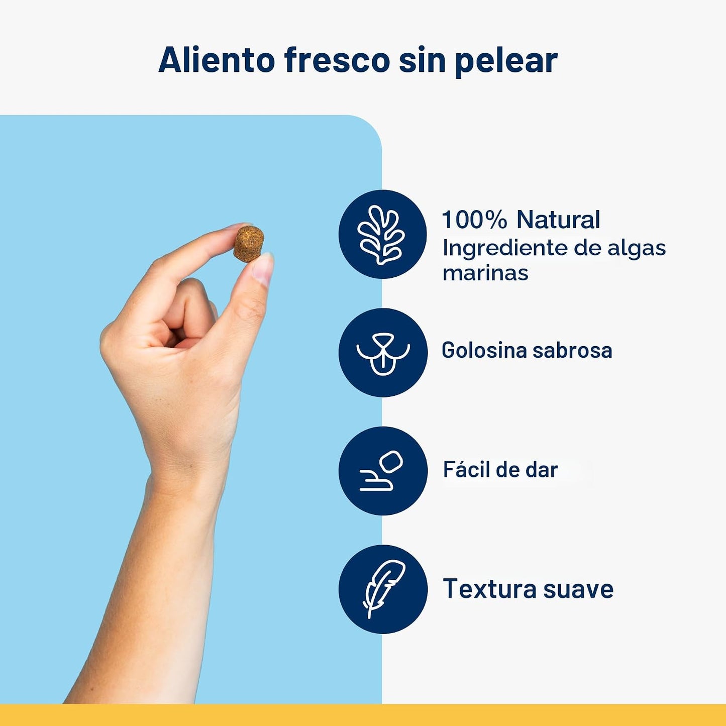 ProDen PlaqueOff masticables con algas orgánicas - para perros y ga...
