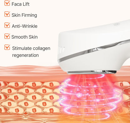 TOUCHBeauty Masajeador facial caliente y frío, dispositivo de vibra...