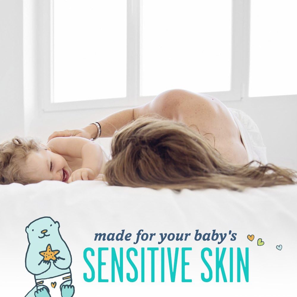 Seventh Generation, toallitas húmedas para bebés gruesas y resistentes Free and Clear con dispensador con tapita, 768 unidades