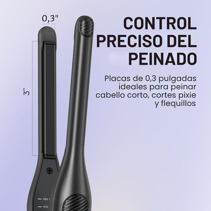 Wavytalk Plancha plana pequeña de 3\/10", Plancha plana de lápi...