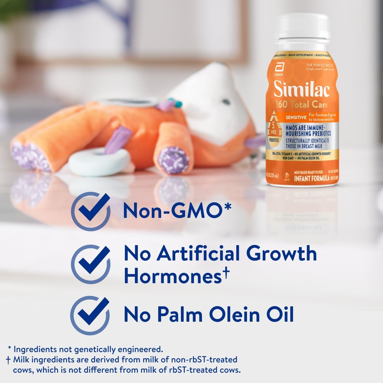 Similac 360 Total Care Fórmula infantil sensible para malestar e hi...