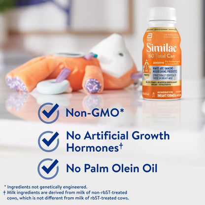 Similac 360 Total Care Fórmula infantil sensible para malestar e hi...