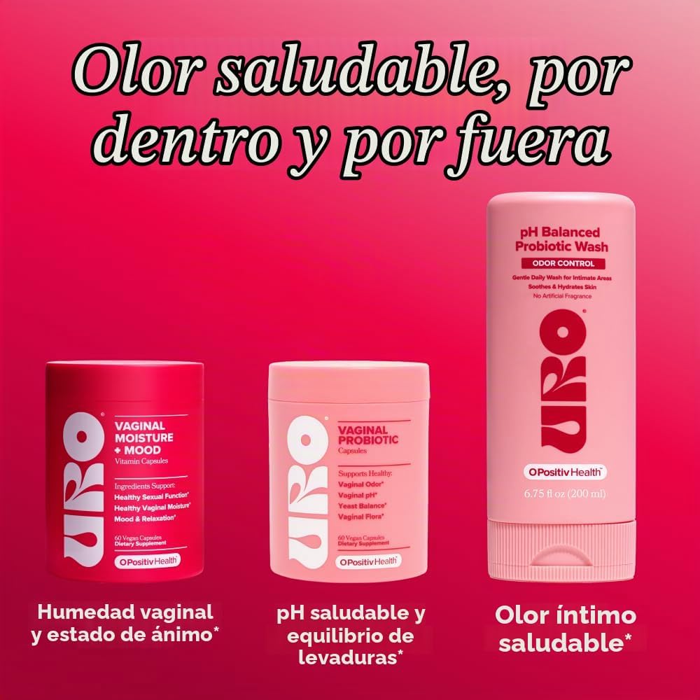 O Positiv Humedad y estado de ánimo vaginales URO - Formulado para...