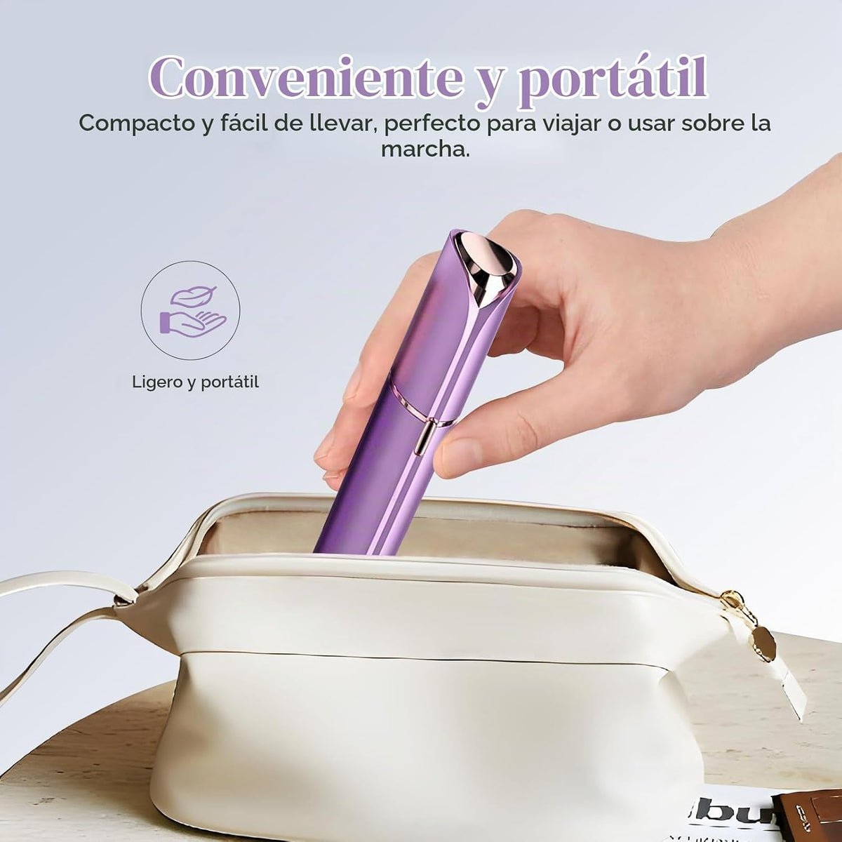 innobeaut Removedor de vello sin dolor para mujer, afeitadora facia...