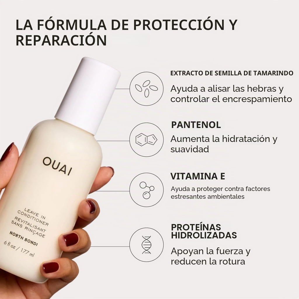 Acondicionador sin enjuague multitarea OUAI - Aroma North Bondi - T...