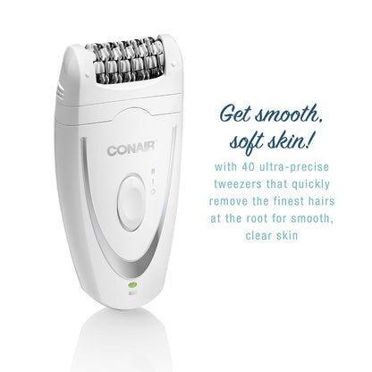 Conair Depiladora de cuerpo completo y depilación para mujeres, ina...