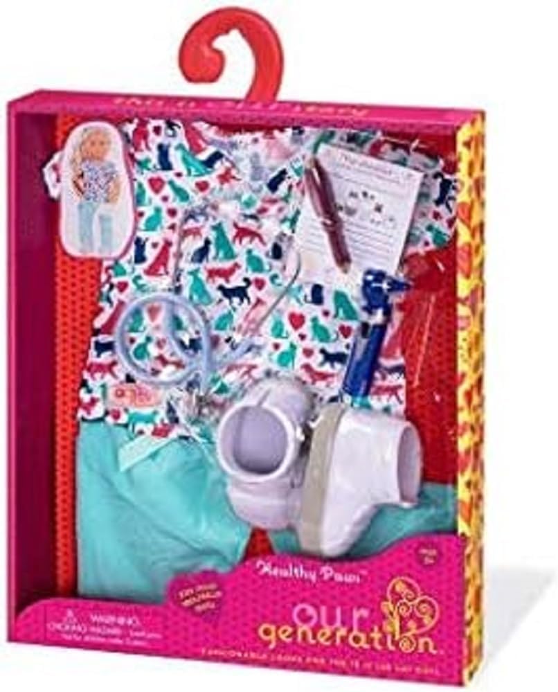 Our Generation -Uniforme veterinario Healthy Paws - Conjunto y acce...