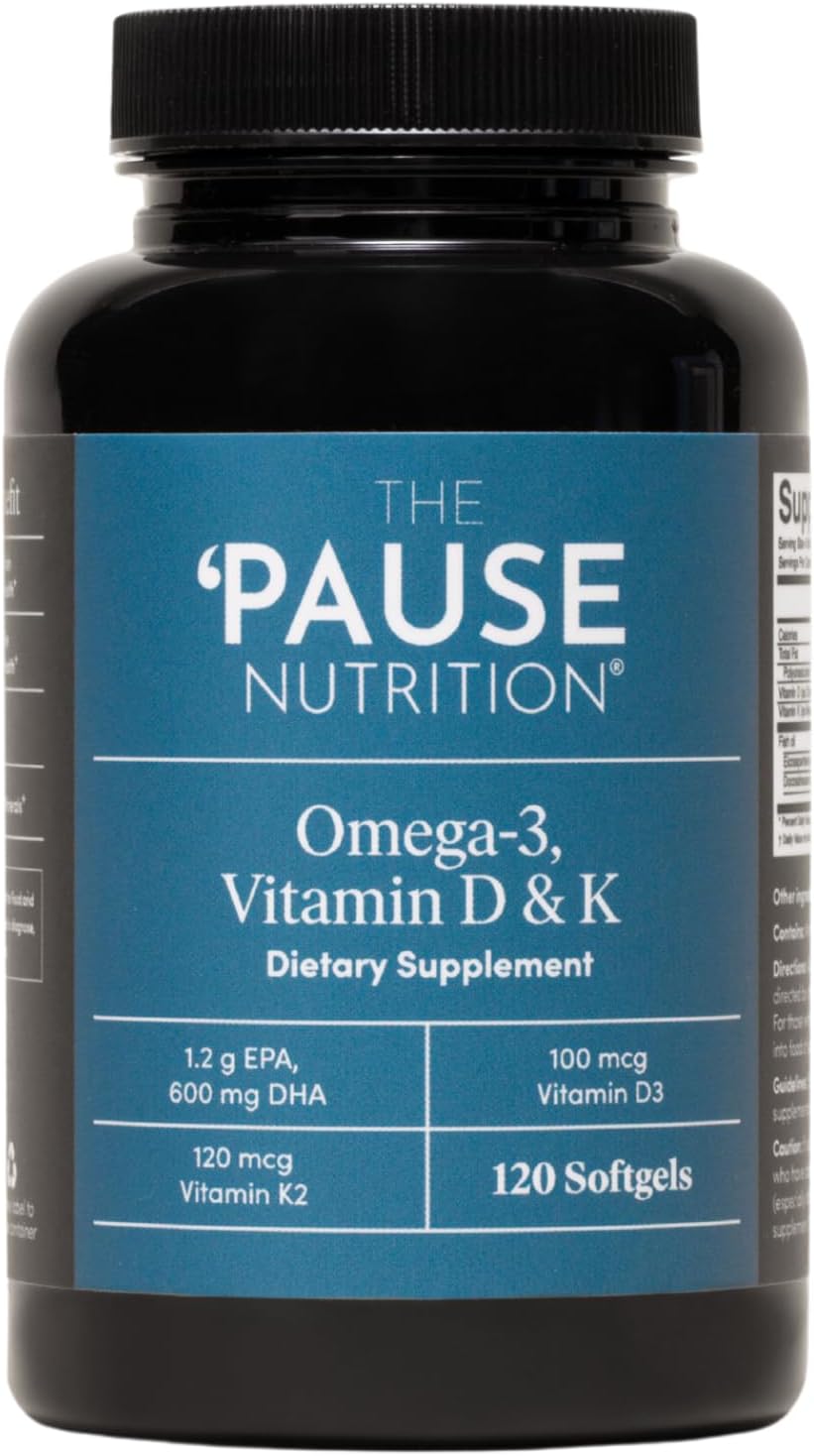 The 'Pause Life Omega 3, vitamina D y K2, suplemento sin gluten...
