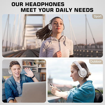Audífonos inalámbricos Bluetooth 6S sobre la oreja, estéreo de alta...