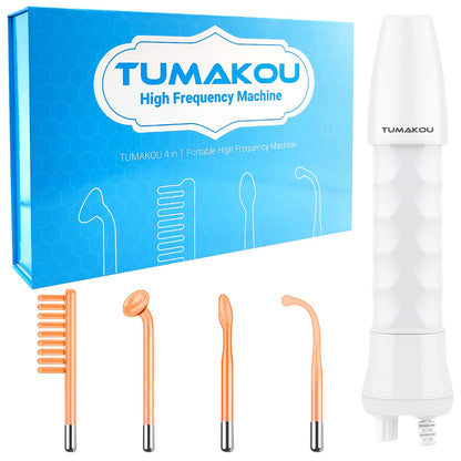 Máquina Facial de Alta Frecuencia - TUMAKOU Máquina Portátil de Man...