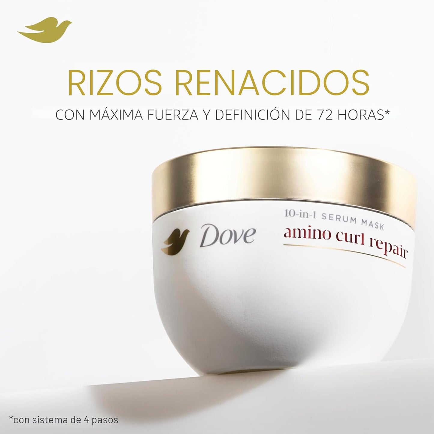 Dove Mascarilla en Crema Reparadora de Rizos Hair Amino 10 en 1 par...