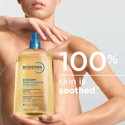 Bioderma Toderm Shower oil - Ultra-nourishing cleansing oil for dry...