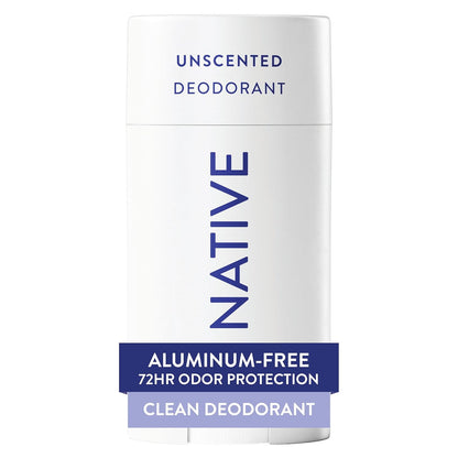 Native Deodorant, Sin fragancia, Sin aluminio, Sin parabenos, 2.65...