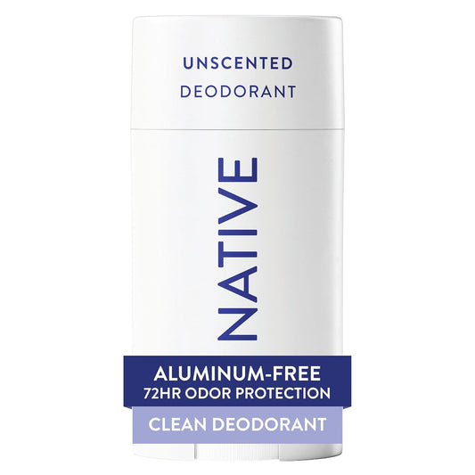 Native Deodorant, Sin fragancia, Sin aluminio, Sin parabenos, 2.65...