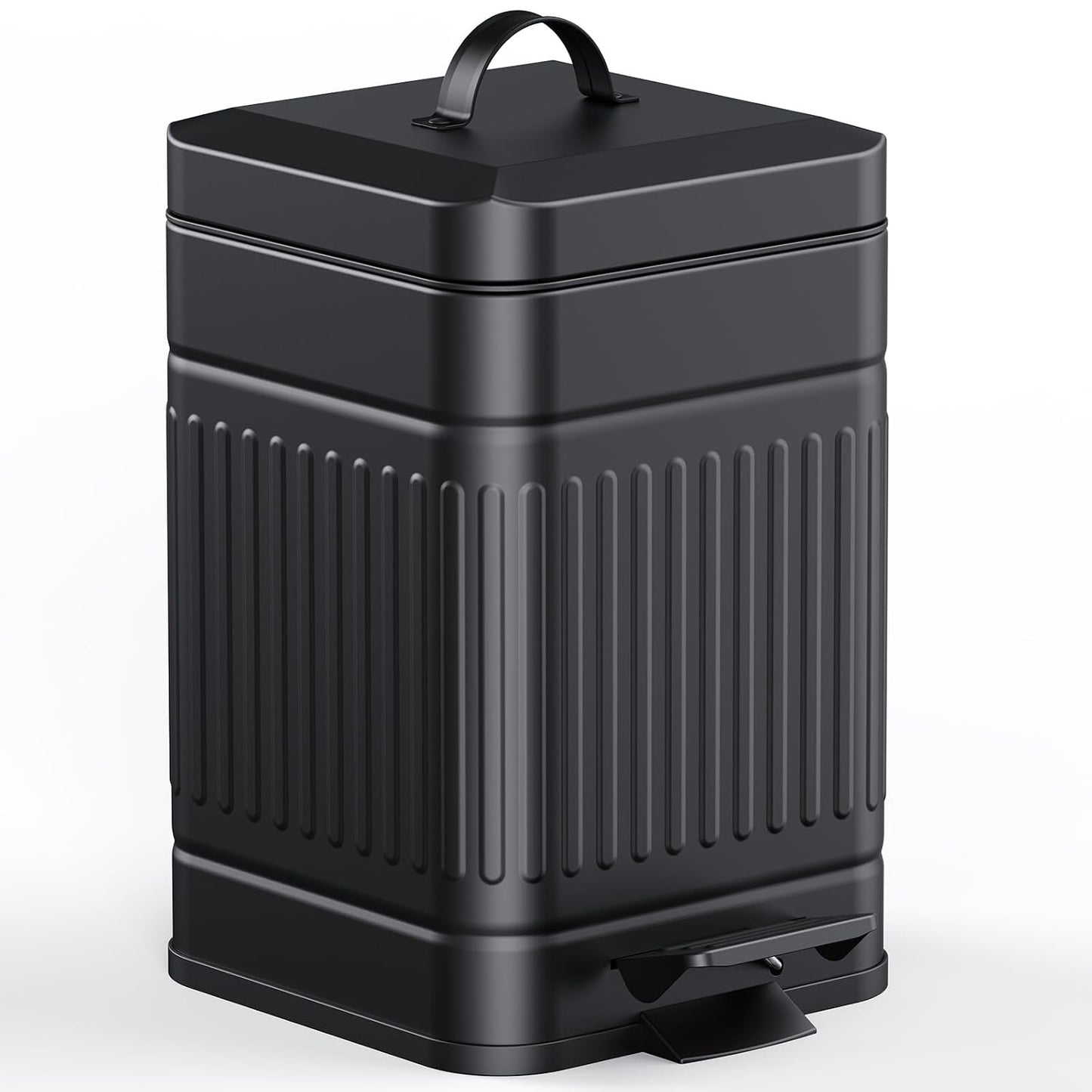 CEROELDA Cubo de basura pequeño con tapa - 5L\/1.3 galones, cubo de...