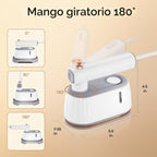 EICORA Vaporizador de mano para ropa, vaporizador 2 en 1 y plancha...
