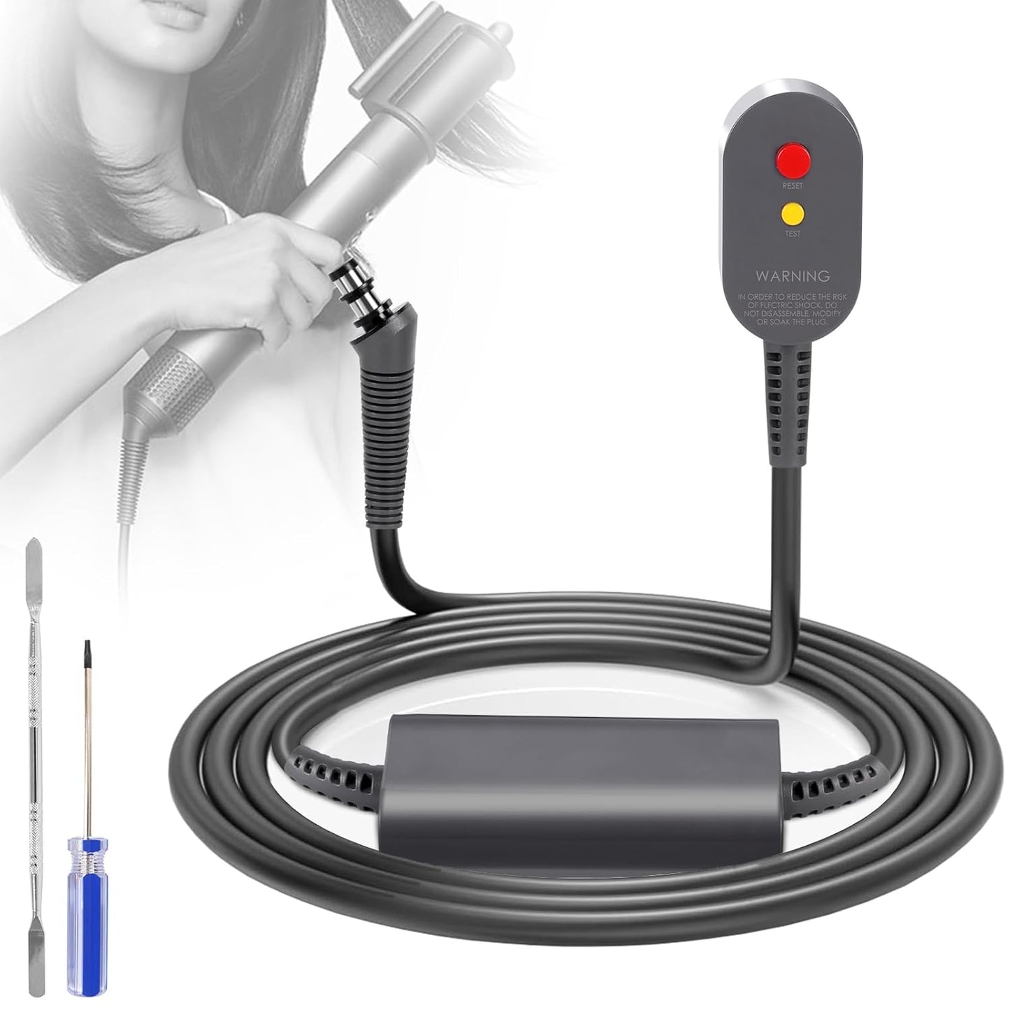 Repuesto para cable de alimentación Airwrap Styler, compatible con...