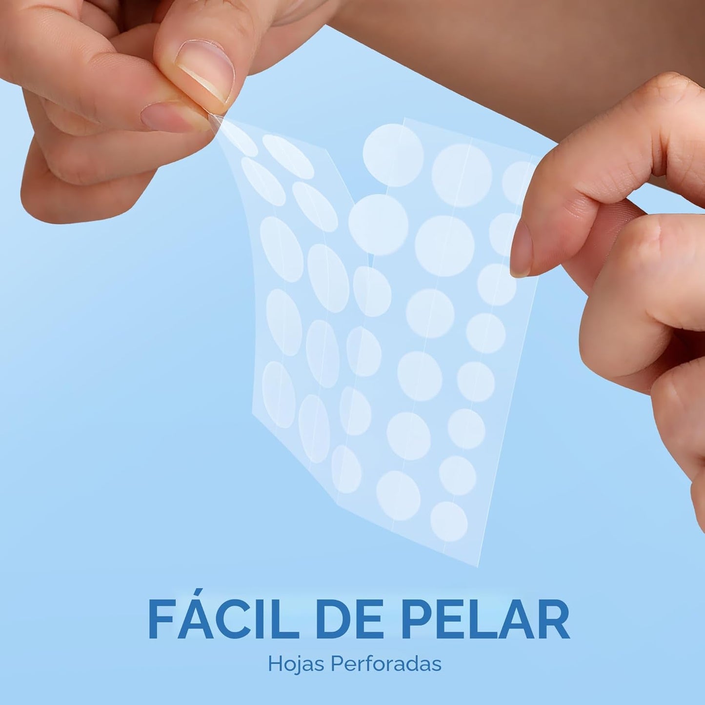 Daolyo - Parches para espinillas para la cara, 4 tamaños 300 unidad...