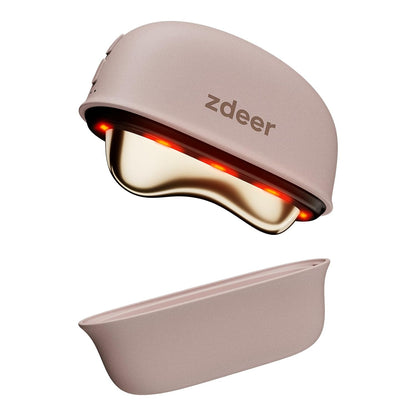 ZDEER Terapia de luz roja LED para masajeador facial y cuello, disp...