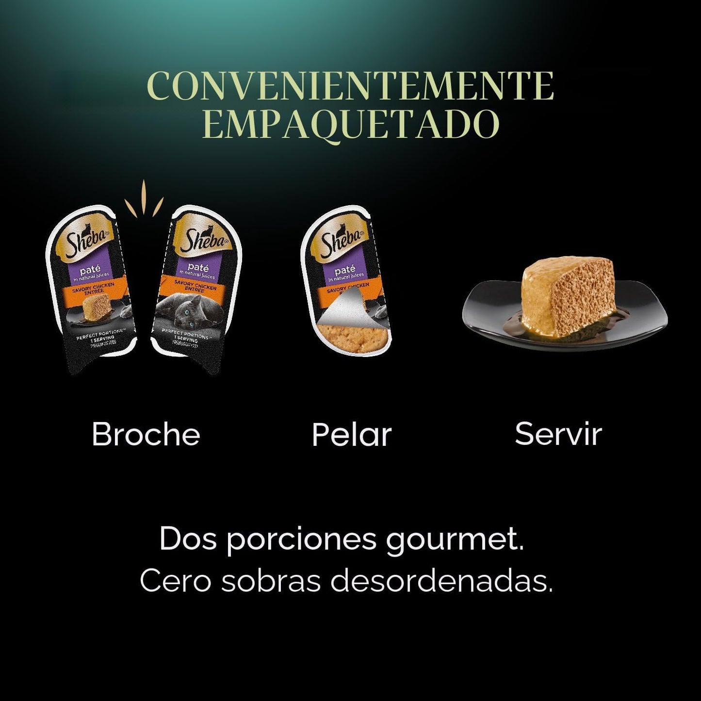Sheba Portaciones perfectas SHEBA SOFT WEET CAT FOOD PATÉ SAVORIO P...