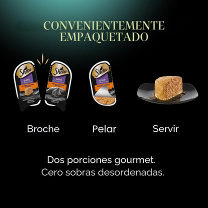 Sheba Portaciones perfectas SHEBA SOFT WEET CAT FOOD PATÉ SAVORIO P...