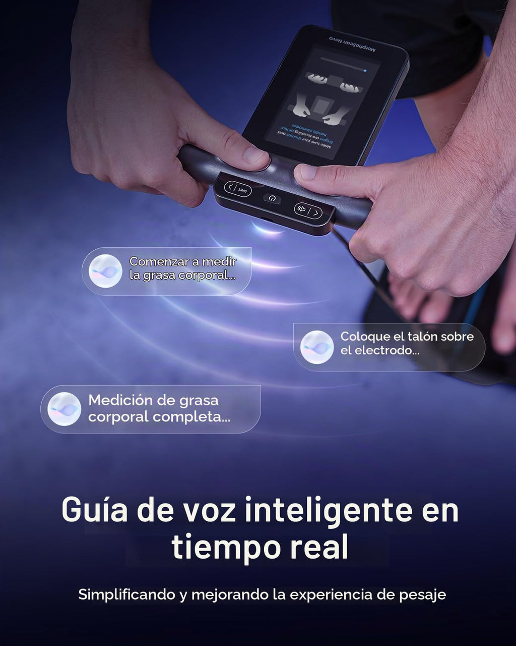 RENPHO - Báscula inteligente para peso corporal, pantalla de mango...