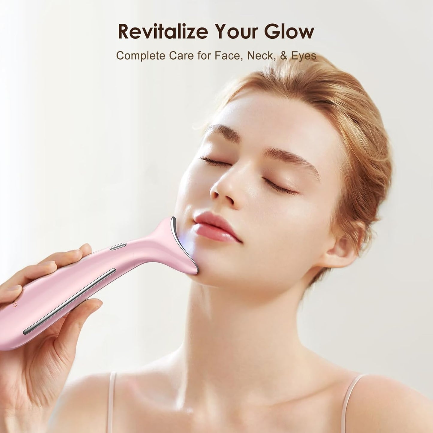 AZMAVO Dispositivo de cuidado de belleza multiárea 4 en 1 con cabez...