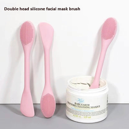 Cepillo facial de silicona, 2 en 1 herramienta de cepillo de limpie...