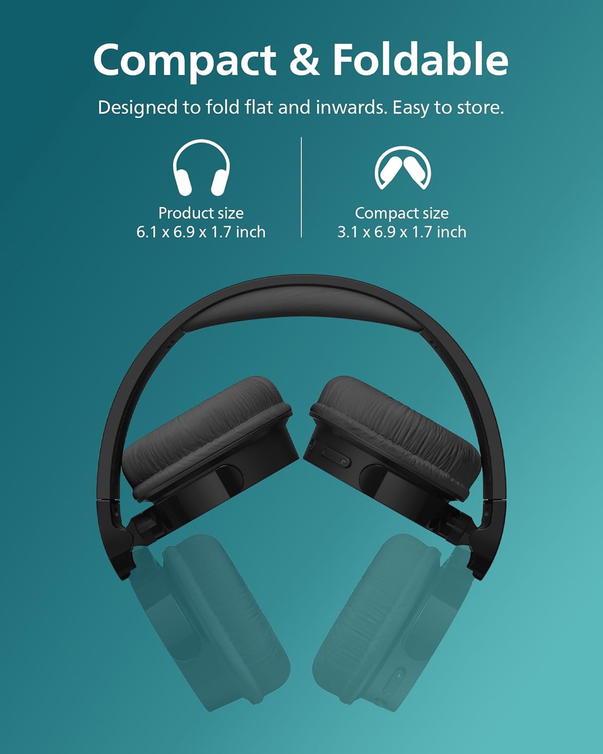 Auriculares inalámbricos PHILIPS H3209, auriculares Bluetooth de di...