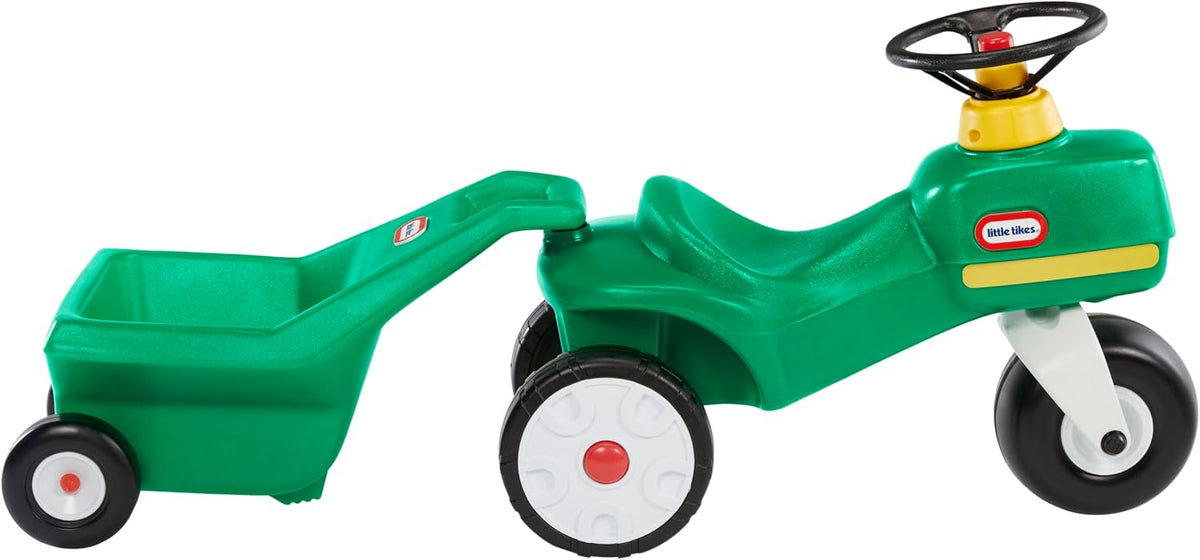 Little Tikes Tractor y carrito, correpasillos, para niños y niñas de 1 a 5 años