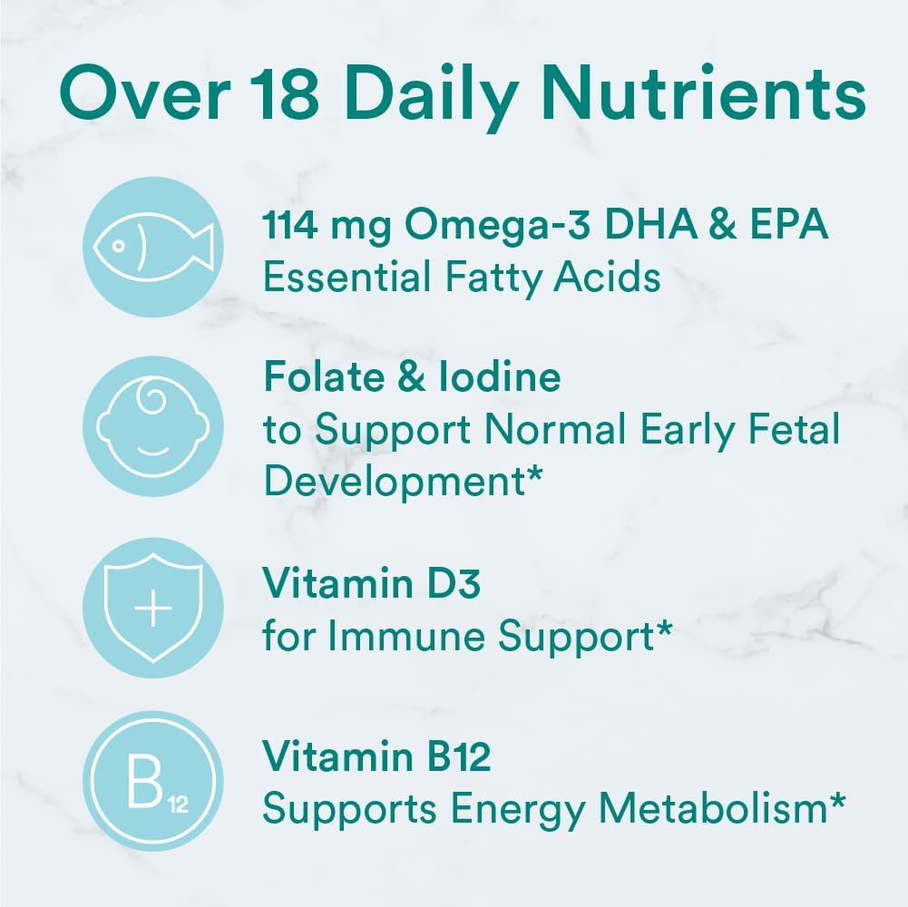 SmartyPants Vitaminas prenatales para mujeres, gomitas multivitamín...