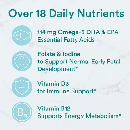 SmartyPants Vitaminas prenatales para mujeres, gomitas multivitamín...